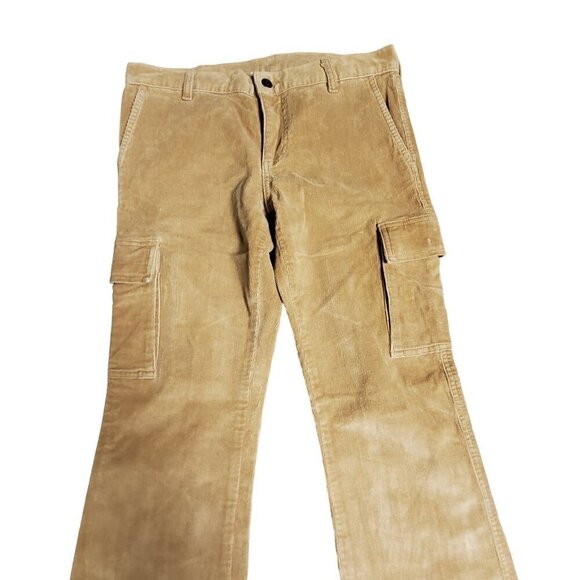 Polo Ralph Lauren Lowrise Y2K Cargo  Boho Bootcut Corduroy Womens 8/31  NWT - Picture 6 of 13